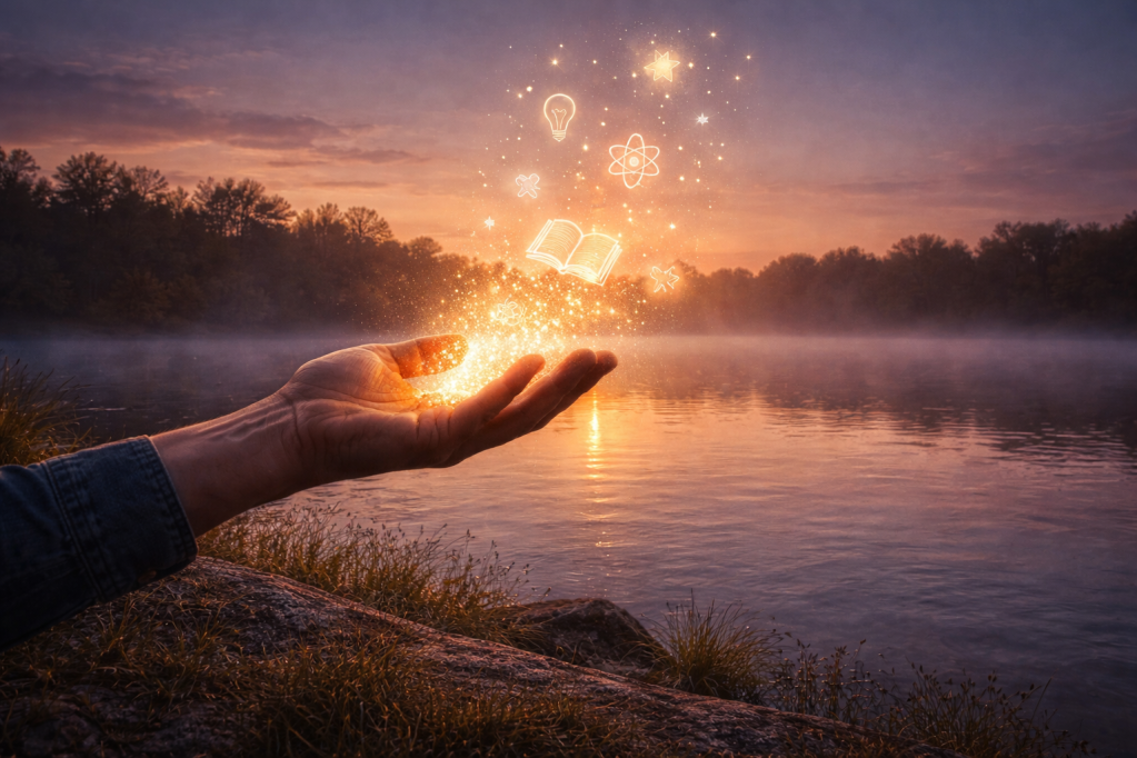 Faith and learning illustration