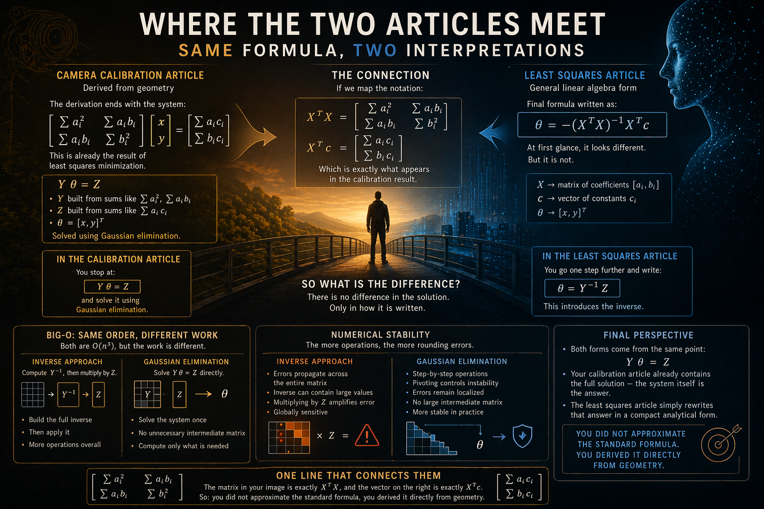 Two mathematically equivalent forms written differently