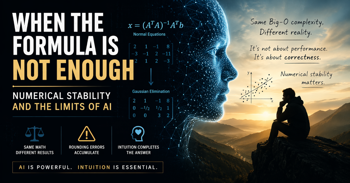 Numerical stability and the limits of AI article cover